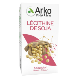 Arkopharma Arkogélules Lécithine de Soja 45 gélules