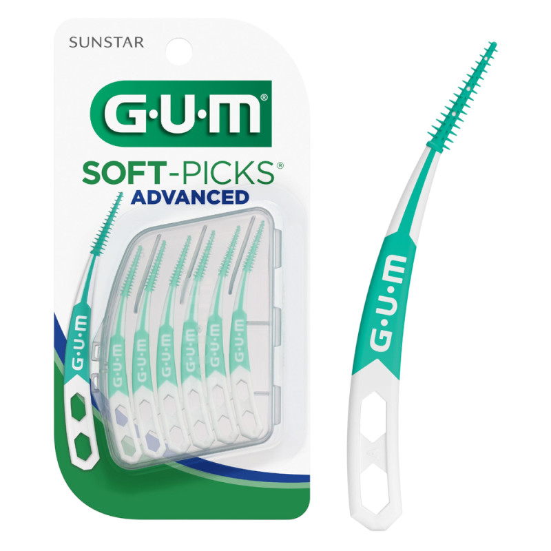 GUM Soft-Picks Advanced Bâtonnet interdentaire 30 unités