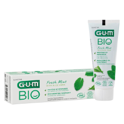 GUM Bio Gel Dentifrice menthe fraîche aloé vera 75ml