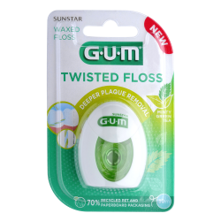 GUM Twisted Floss Fil dentaire 30m