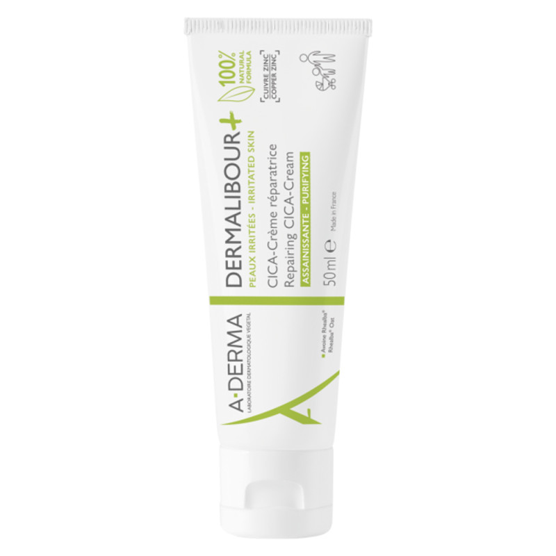 A-Derma Dermalibour+ Cica-Crème réparatrice assainissante 50ml