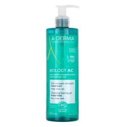 A-Derma Biology AC Gel moussant nettoyant purifiant bio 400ml