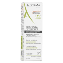 A-Derma Exomega Allergo Baume émollient anti-grattage 200ml