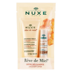 Nuxe Kit Découverte Rêve de Miel Crème mains et ongles 30ml + Stick lèvres