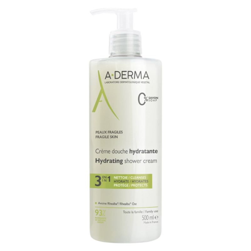 A-Derma Les Indispensables Crème douche hydratante 500ml