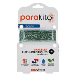 Parakito Bracelet Anti-moustiques rechargeable adulte - Graphic Camouflage