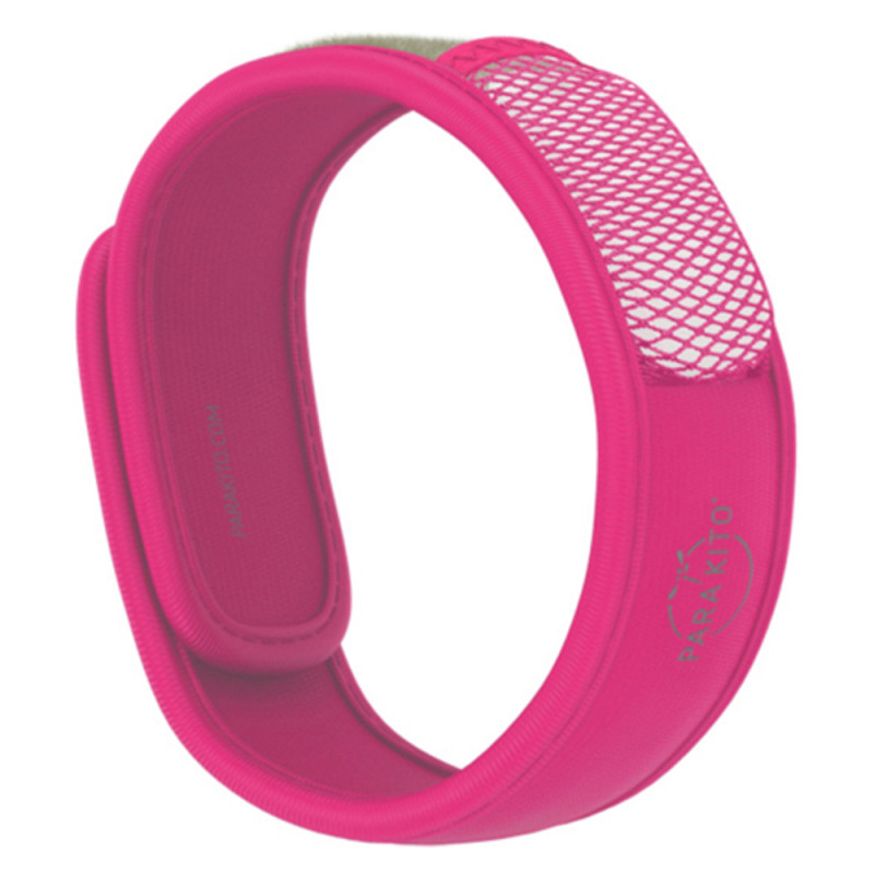 Parakito Bracelet Anti-moustiques rechargeable adulte - Fuschia