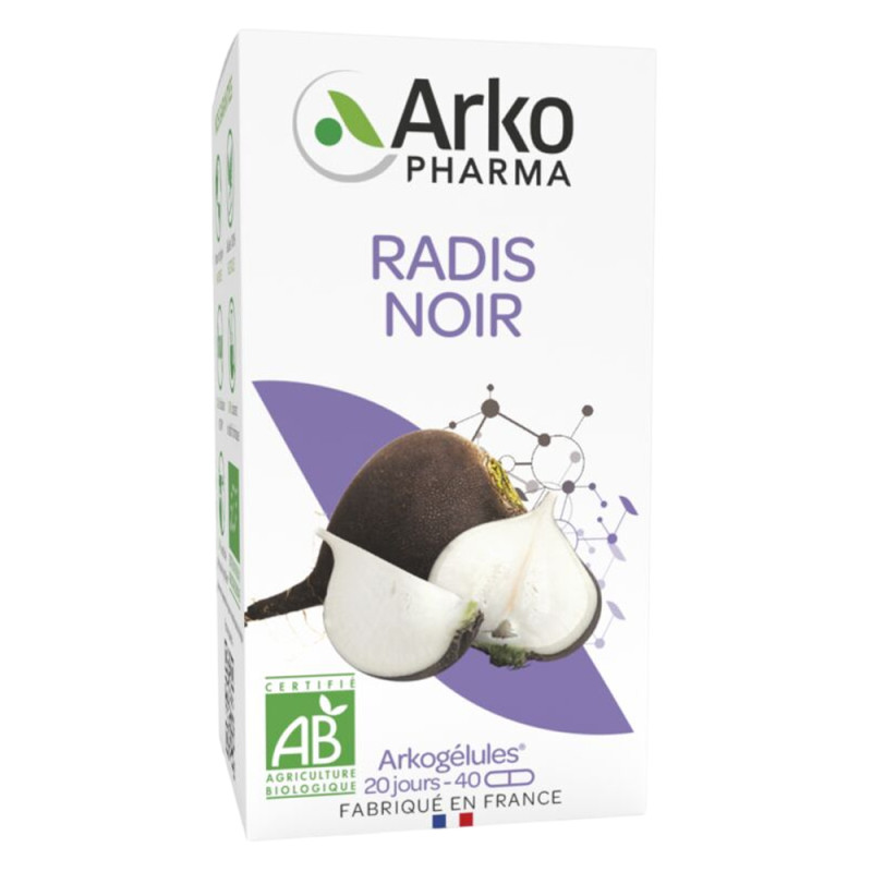 Arkopharma Arkogélules Radis noir bio 40 gélules
