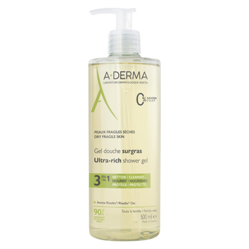 A-Derma Gel douche surgras 500ml