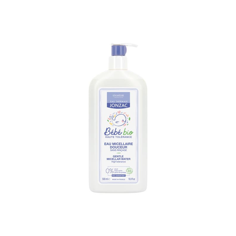 Jonzac Bébé Eau micellaire douceur bio 500ml