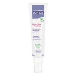 Jonzac Reactive control Crème riche apaisante bio 40ml