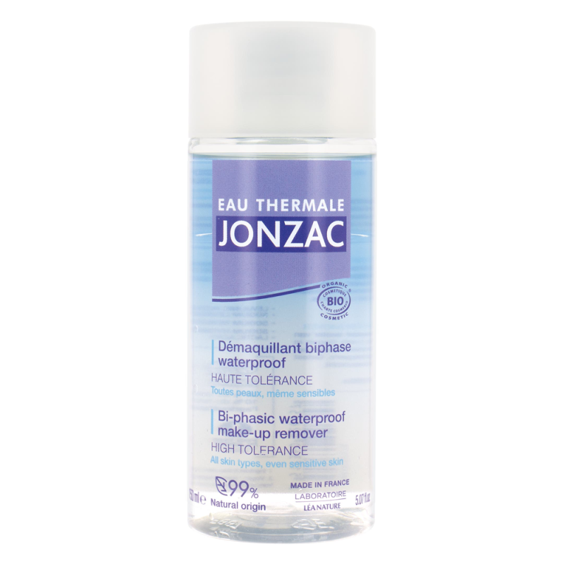 Jonzac Démaquillant biphase waterproof bio 150ml