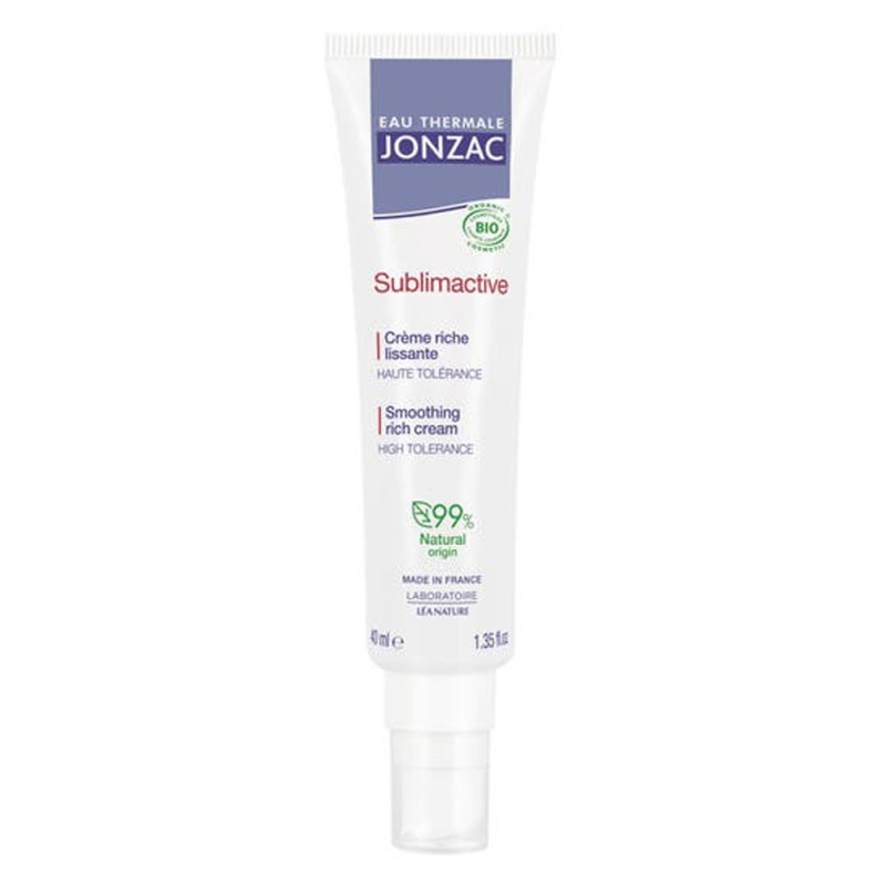 Jonzac Sublimactive Crème riche lissante bio 40ml