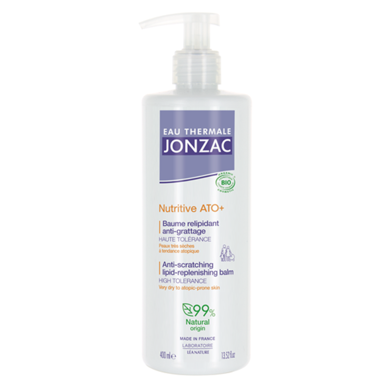 Jonzac Nutritive ATO+ Baume relipidant anti-grattage bio 400ml