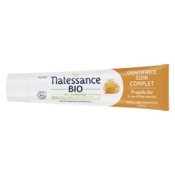 Natessance Dentifrice soin complet Propolis bio et jus d'Aloe vera bio 75ml