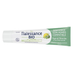 Natessance Dentifrice Soin homeo compatible bio 75ml