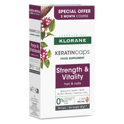 Klorane Keratincaps Force & Vitalité 90 gélules