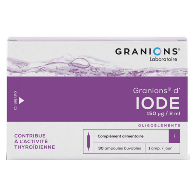 Granions D'Iode 30 Ampoules