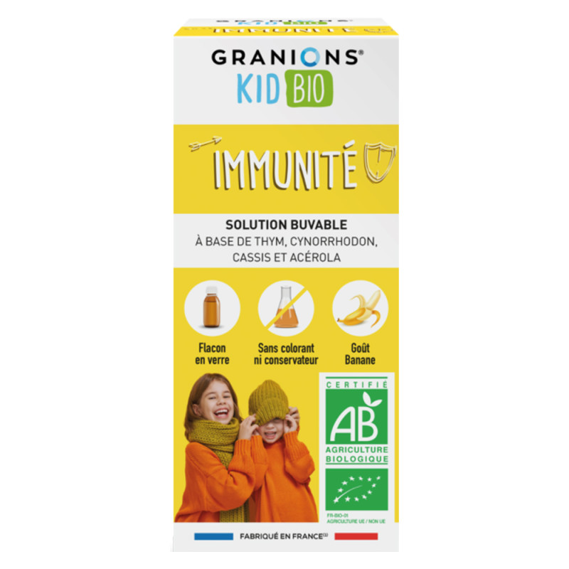 Granions Enfant Immunité goût Banane bio 125ml