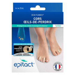 Epitact Digitubes lot de 3 cors oeils-de-perdrix taille M