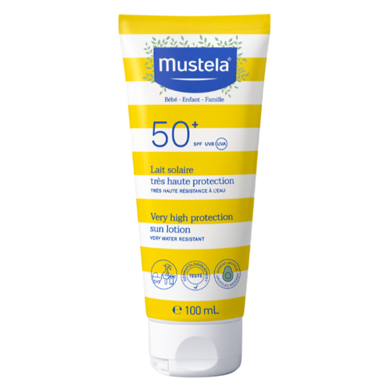 Mustela Lait solaire très haute protection SPF50+ 200ml