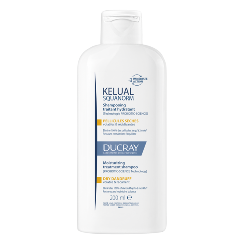 Ducray Kelual Squanorm Shampooing traitant hydratant 200ml