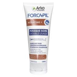 Arkopharma Forcapil Kératine+ Masque soin double usage 200ml