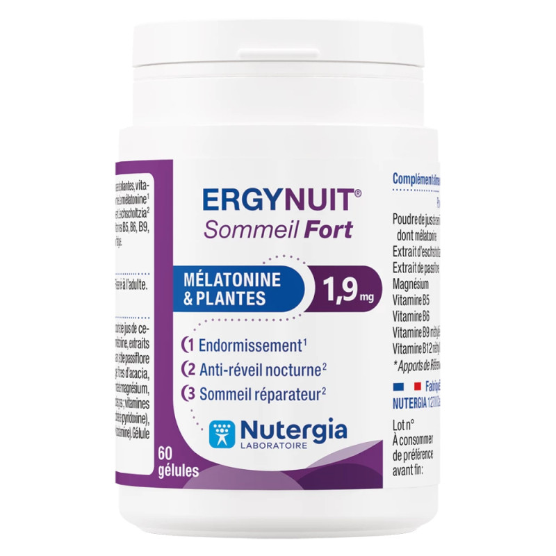 Nutergia Ergynuit Sommeil Fort 60 gélules