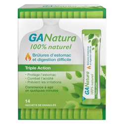 Ganatura 100% naturel Triple Action 14 sachets de granulés