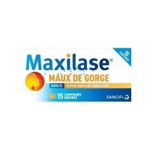 Maxilase maux de gorge...