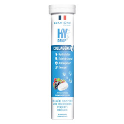 Granions Hydrop Collagène Framboise-cassis 18 comprimés