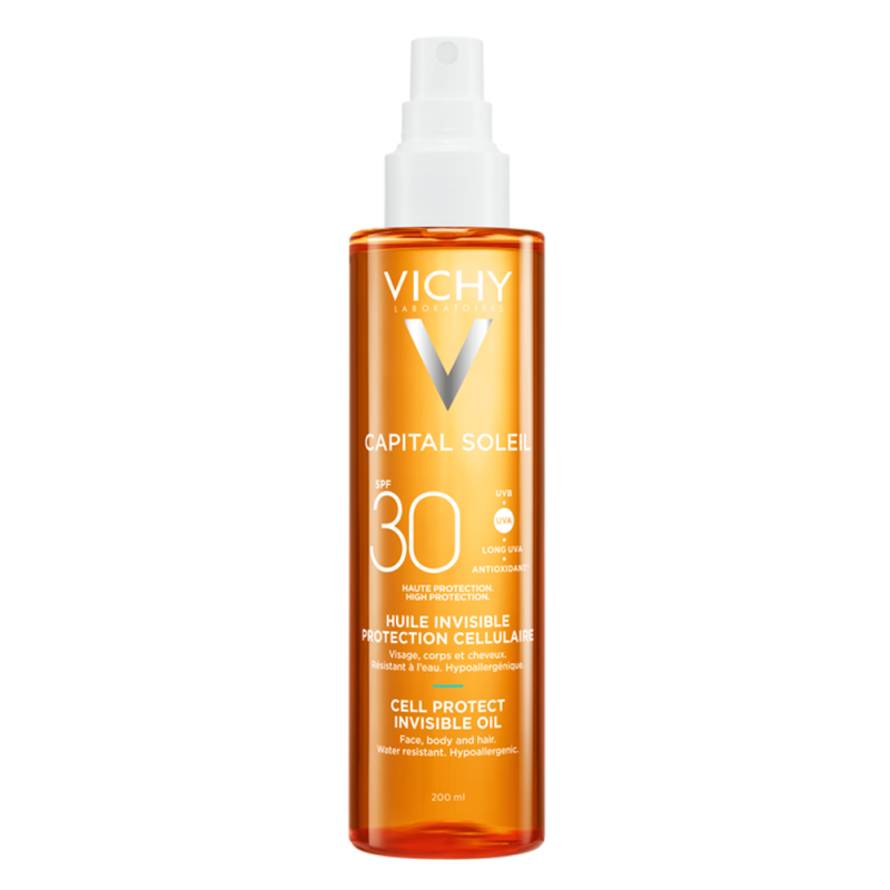 Vichy Capital Soleil Huile invisible de protection cellulaire SPF30 - 200ml