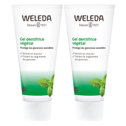 Weleda Gel dentifrice végétal lot de 2x75ml