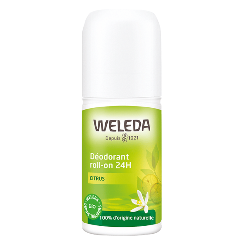 Weleda Déodorant roll-on 24h au citrus bio 50ml