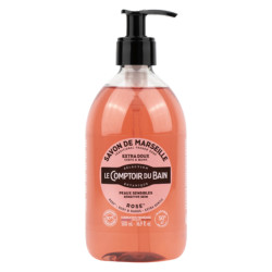 Le Comptoir du Bain Savon Traditionnel de Marseille Rose 500ml