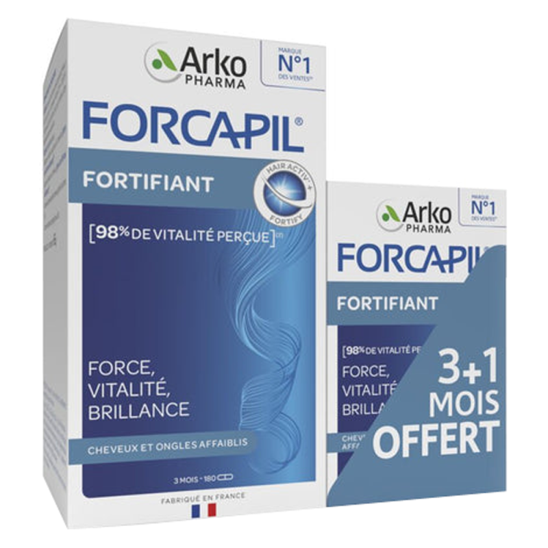 Arkopharma Forcapil Fortifiant cheveux et ongles 240 gélules