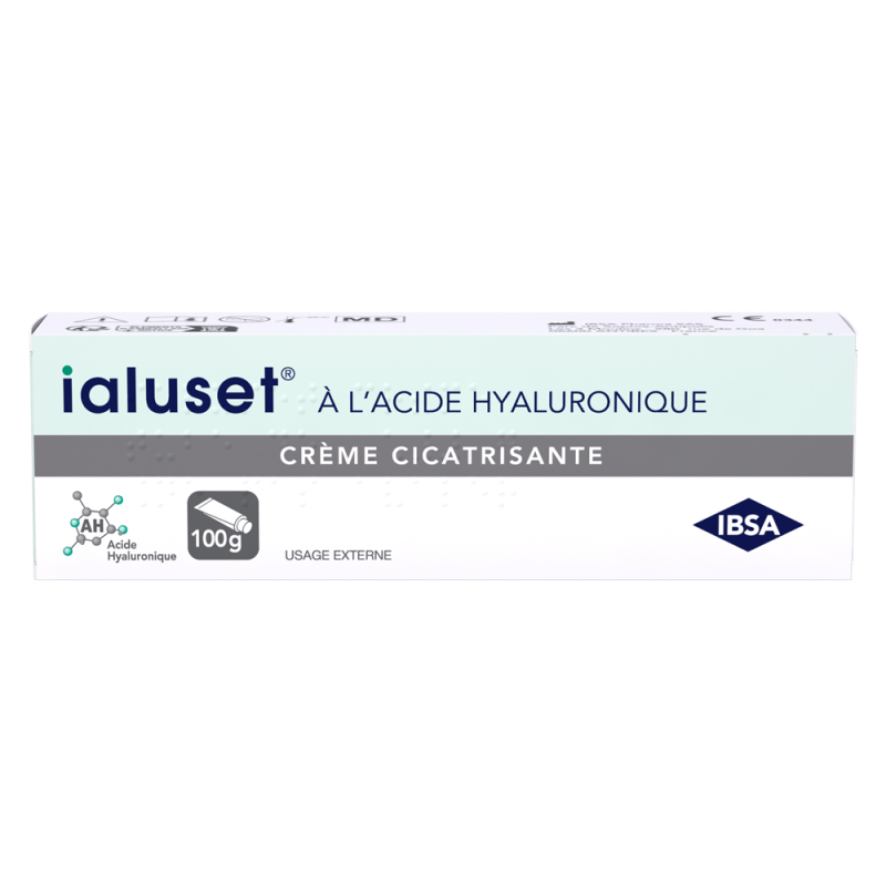Ialuset Crème cicatrisante à l'acide hyaluronique 100gr