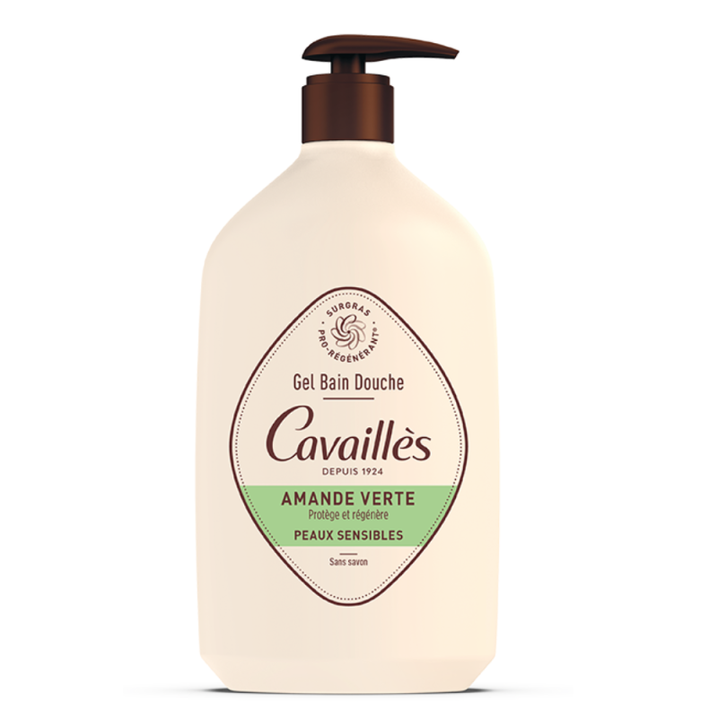 Cavaillès Gel bain douche amande verte 1L