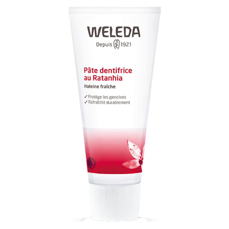 Weleda Pâte dentifrice au Ratanhia 75ml