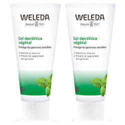 Weleda Gel Dentifrice végétal Lot de 2 x 75ml