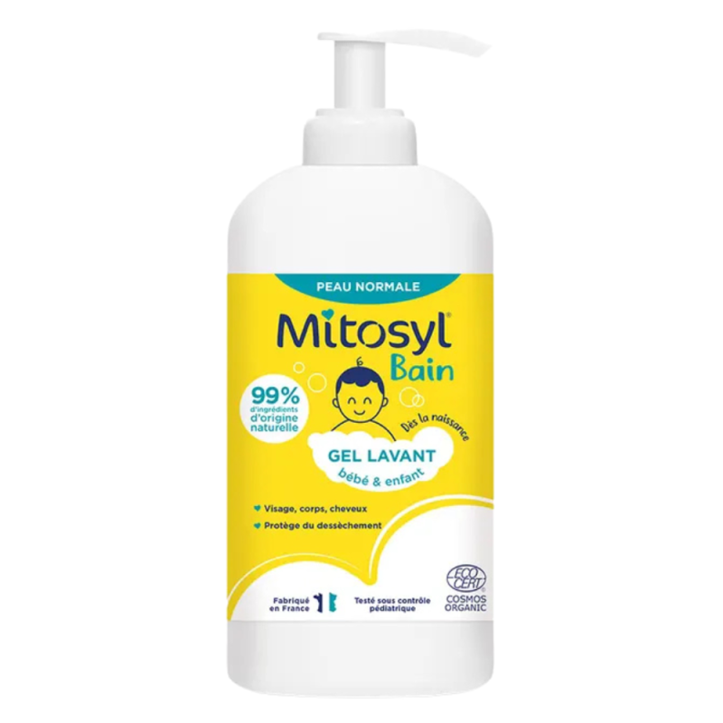 Mitosyl Bain Gel lavant bébé & enfant peau normale 490ml