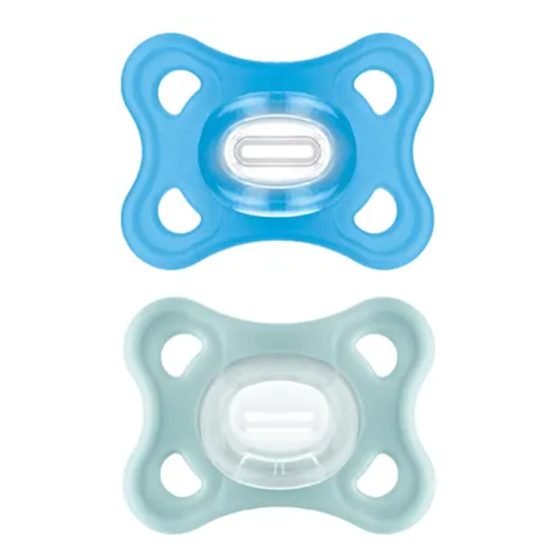 MAM Comfort 2 Sucettes en silicone bleu 2-6 mois