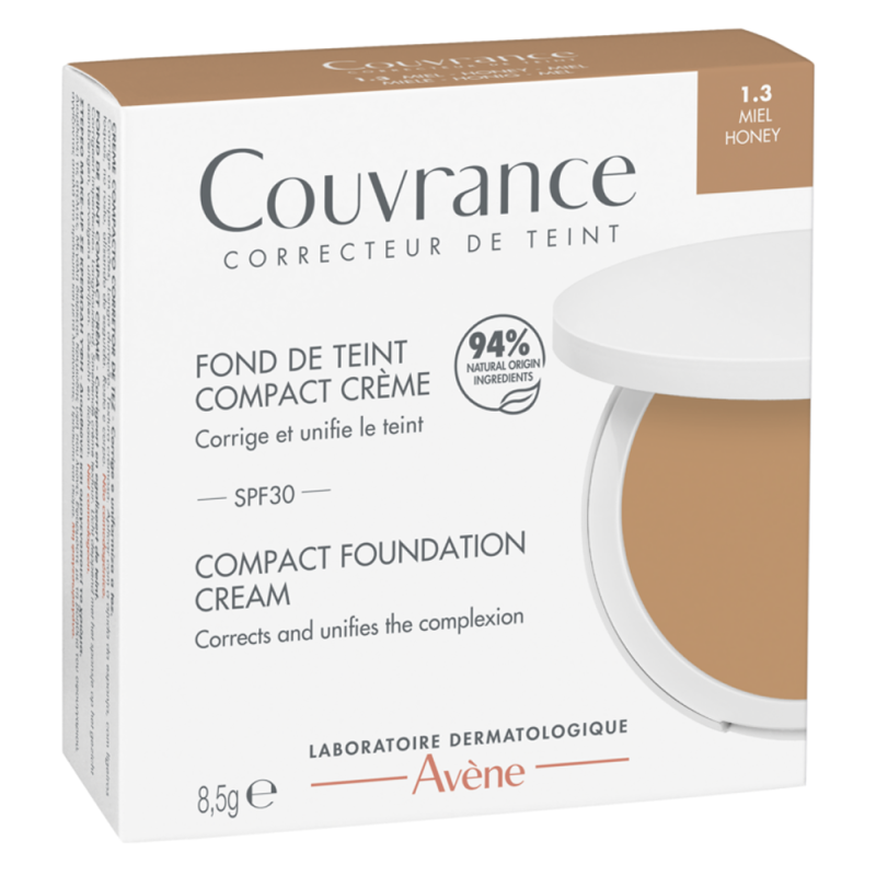 Avène Fond de Teint Compact Crème SPF30 - 1.3 Miel 8.5gr