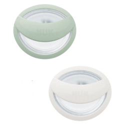 NUK MommyFeel Sucette en silicone 0-6 mois menthe 2 pièces