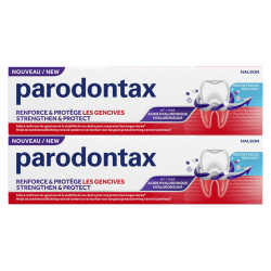 Parodontax Renforce et Protège Gencives Dentifrice menthe fraîche 2x75ml