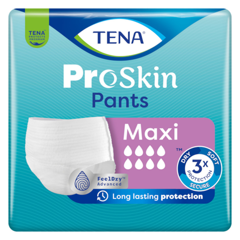 Tena Pants ProSkin Maxi Sous-vêtements absorbants taille L 10 pièces