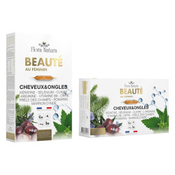 Flora Natura Beauté au Féminin Cheveux et ongles 20x15ml