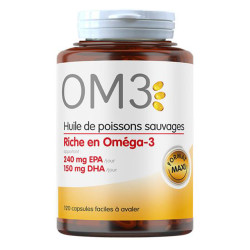 OM3 Huile de poissons sauvages 150 capsules