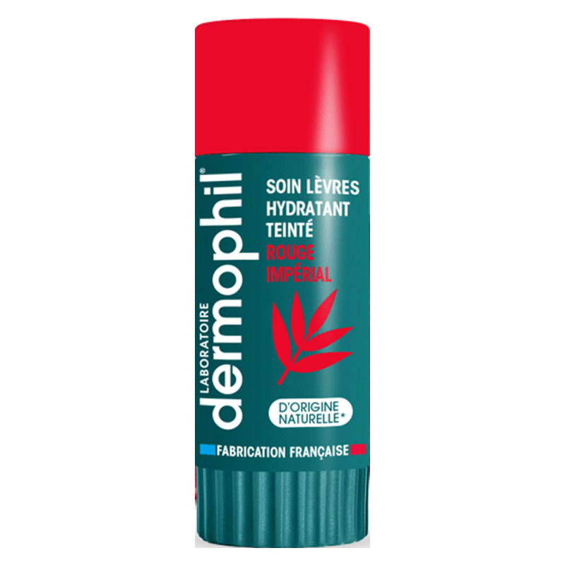 Dermophil Stick Lèvres teinté Rouge impérial 4gr