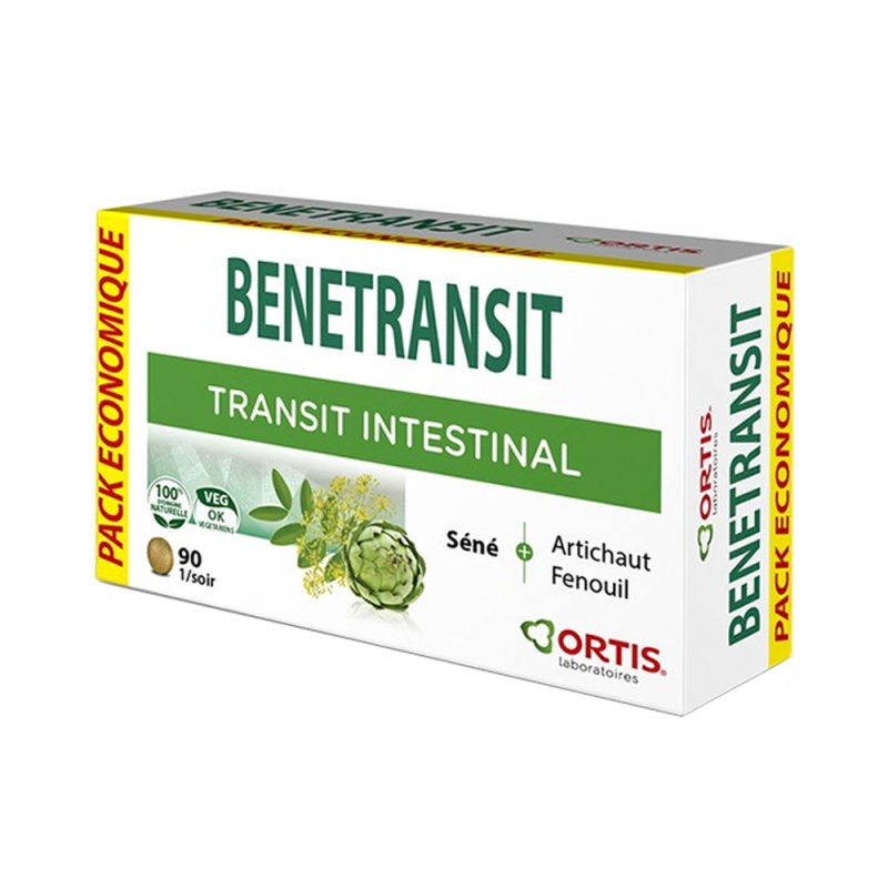 Ortis Bénétransit Transit Intestinal 90 comprimés